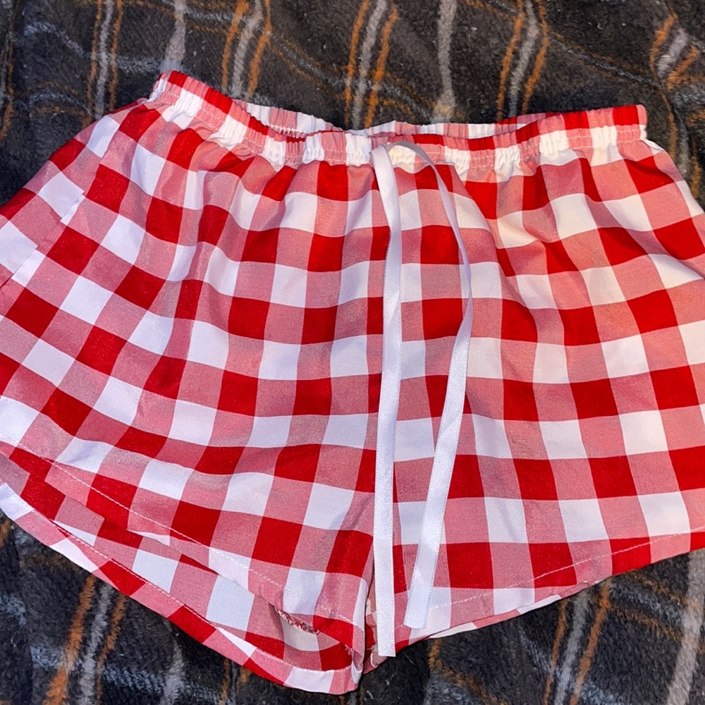 Plaid shorts
